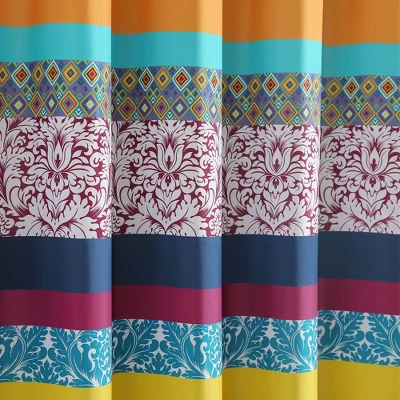 Boho Striped Shower Curtain - Lush Décor - Image 2