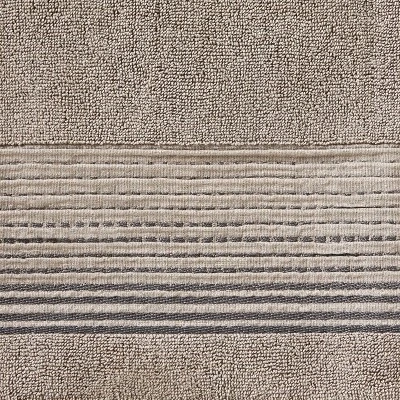 Chadwick Striped Towel Taupe - SKL Home